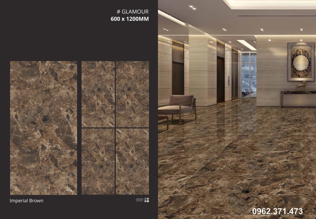 Đá bóng kiếng 60x120 ốp mặt tiền giả đá